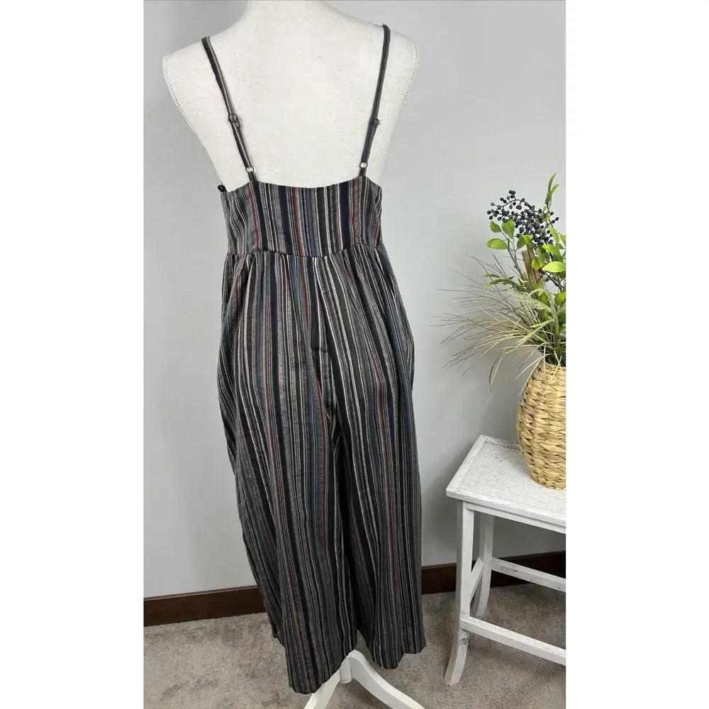 Mustard Seed Women's Multi Color Jumper Romper Size Small Summer Spring - Picture 5 of 12